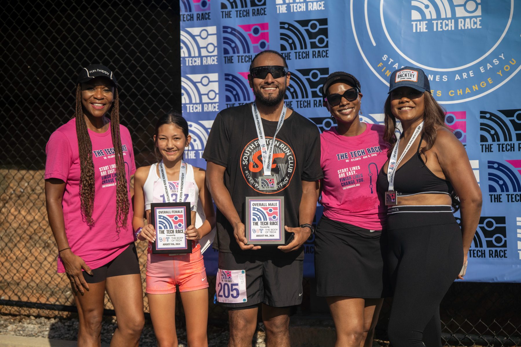 Overall winners of The Tech Race