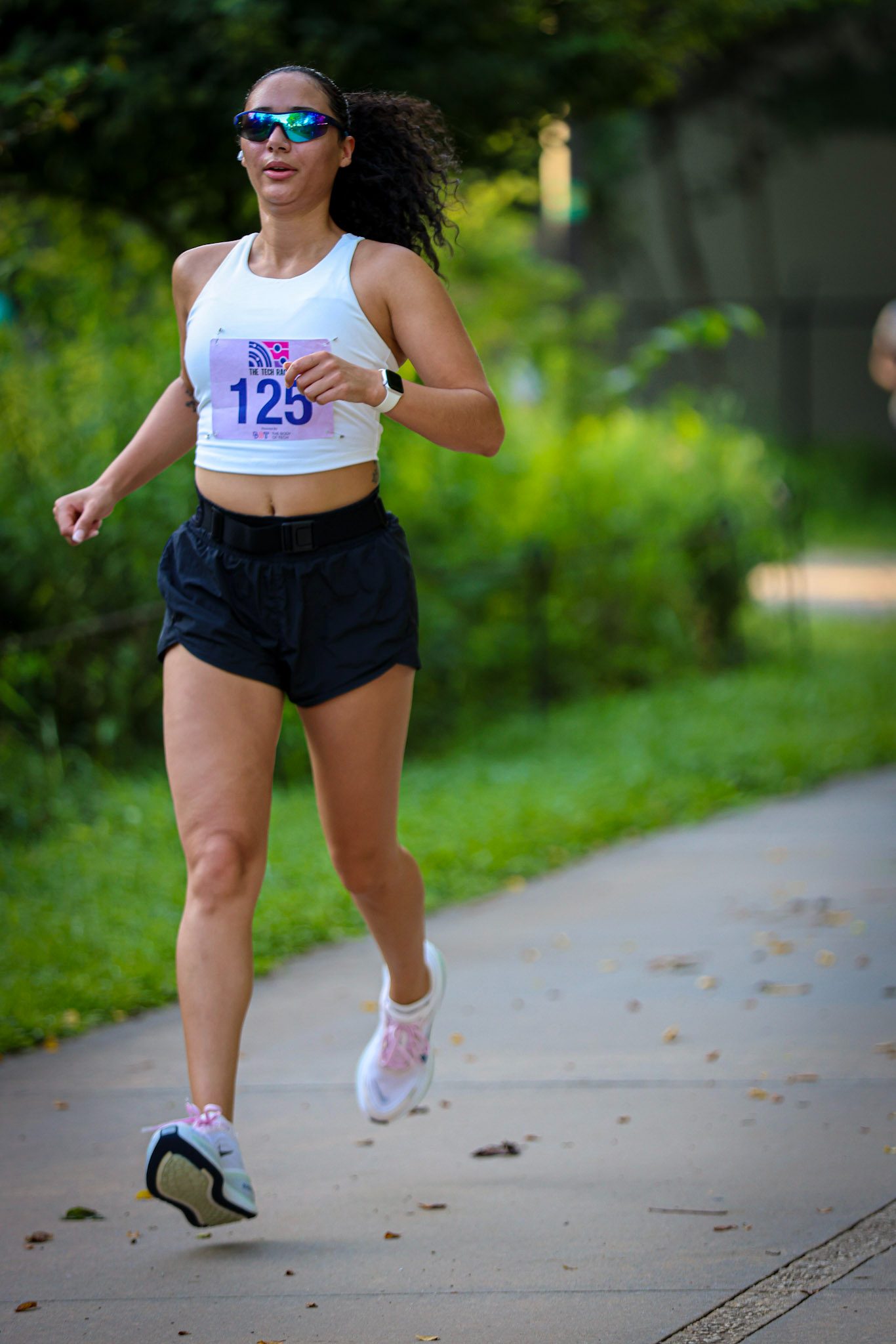 Runner after the race